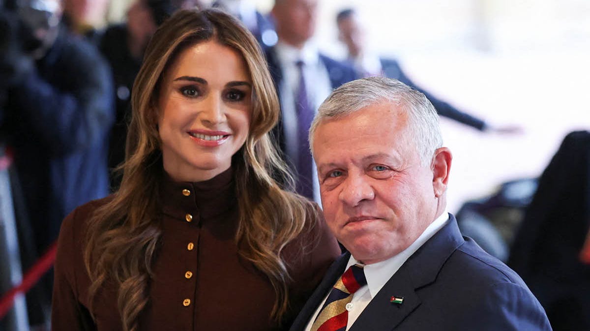 Dronning Rania og kong Abdullah. 