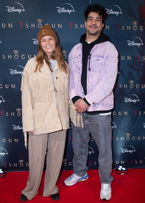 Rikke Göransson med kæresten Bruno.