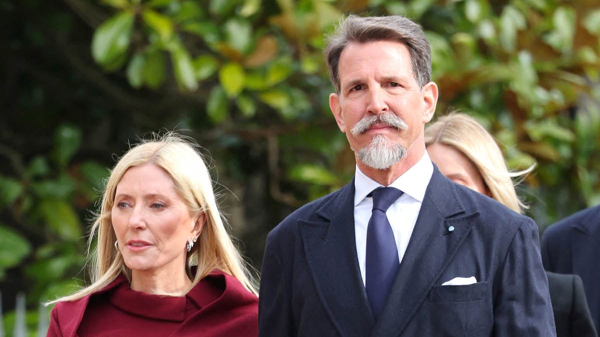 Kronprinsesse Marie-Chantal og kronprins Pavlos.