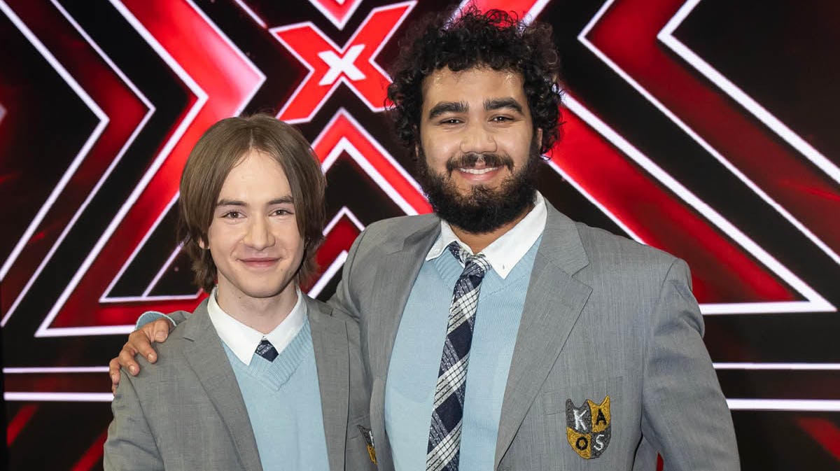 Karl og Oscar fra "X Factor"-duoen "KAOS".