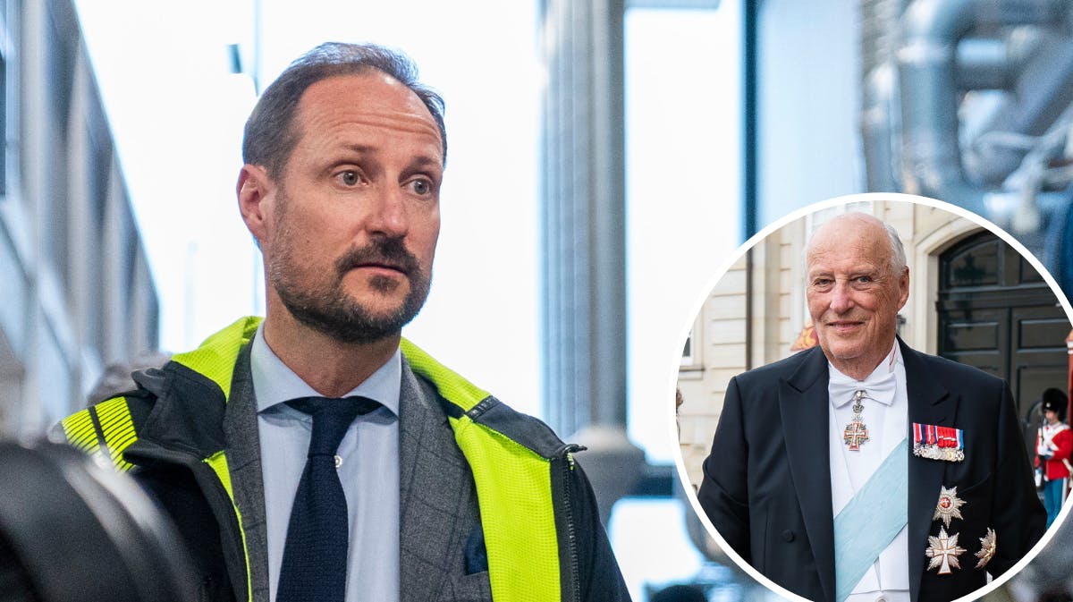 Kronprins Haakon og kong Harald