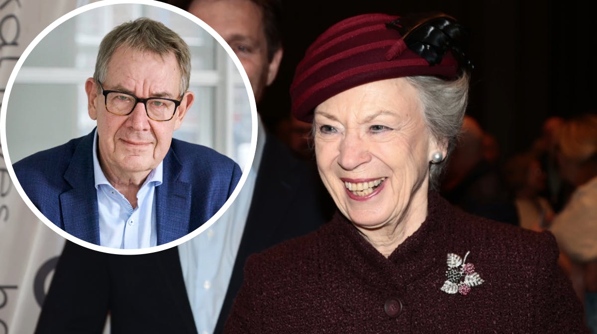 Prinsesse Benedikte og Poul Nyrup Rasmussen. 