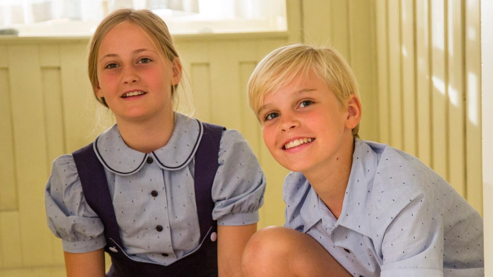 Bertha og Leslie Frigh i "Badehotellet".