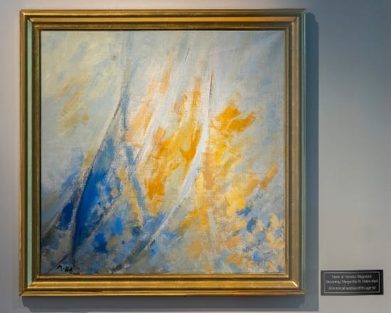 Dronning Margrethes maleri, der blev solgt på Bruun Rasmussen aukti.onen