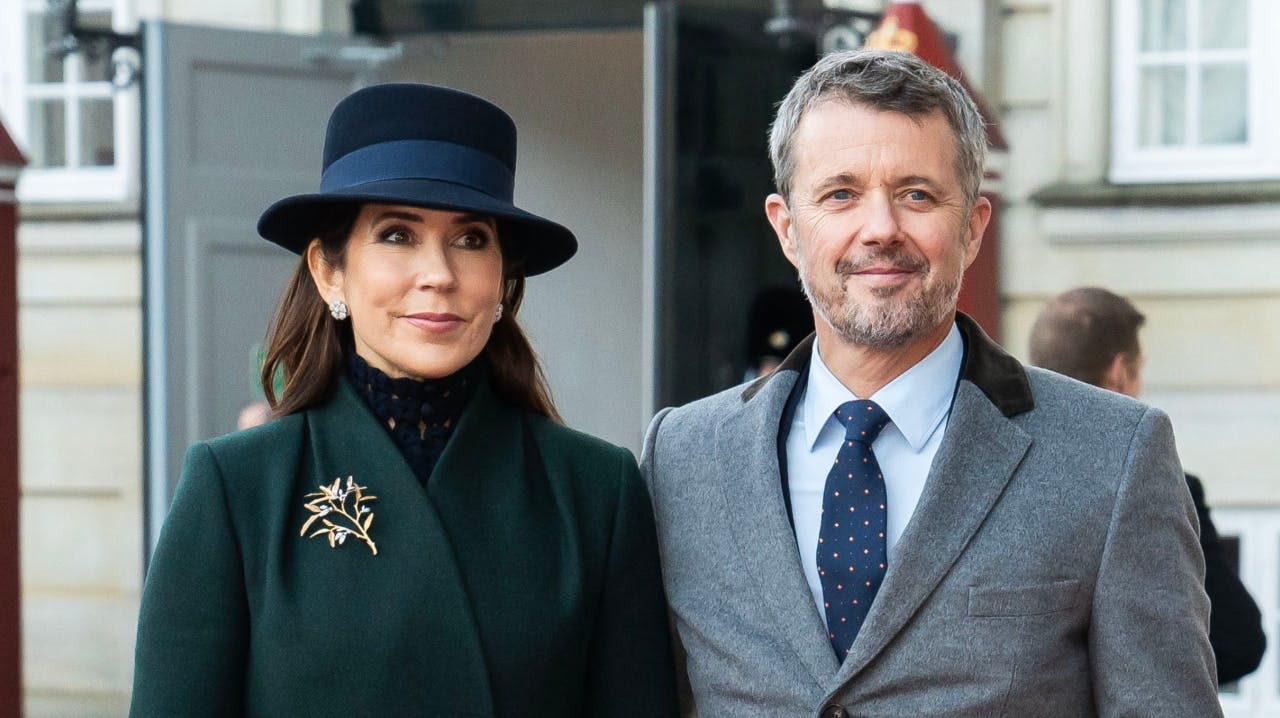 Dronning Mary og kong Frederik