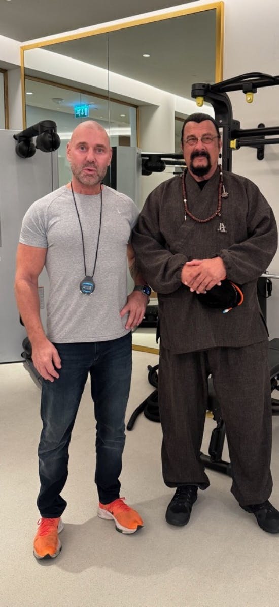 Michael Schewitsch og Steven Seagal