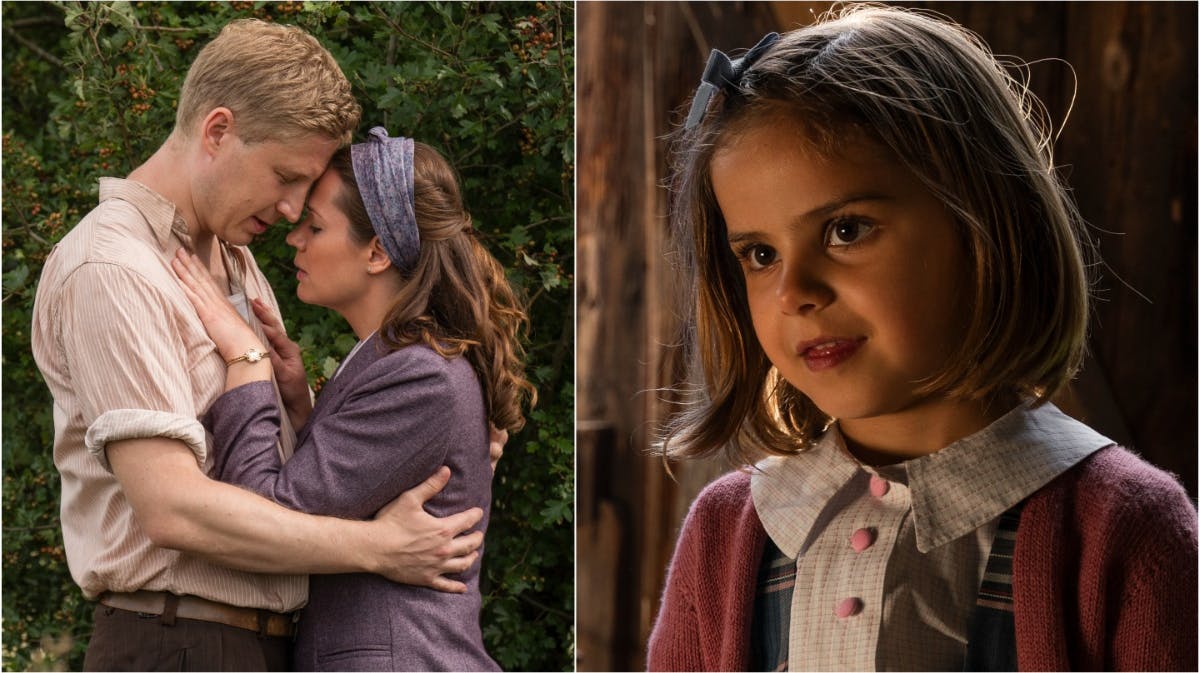 Uwe, Amanda og Frida i "Badehotellet".