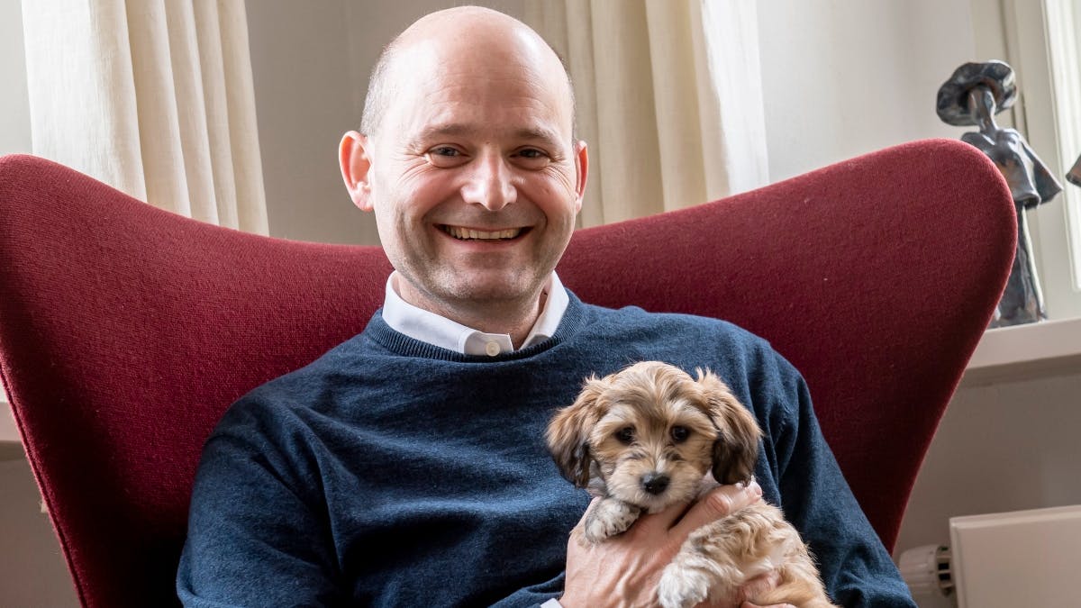 Søren Pape Poulsen og hunden Maggie