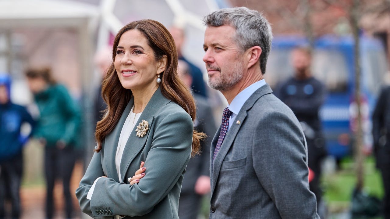 Dronning Mary og kong Frederik