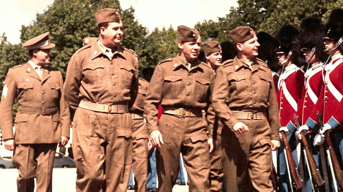 Ole Dixon (anden fra venstre) med kollegerne Louis Miehe-Renard og Paul Hagen