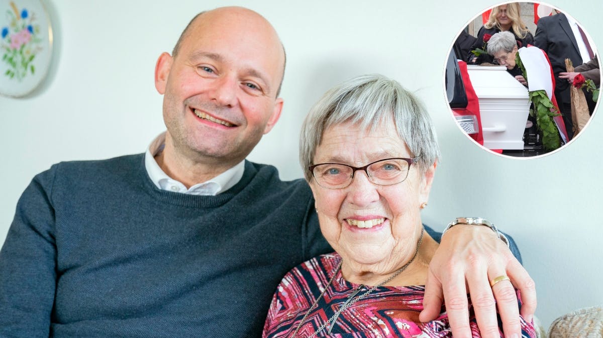 Søren Pape Poulsen med sin mor Ruth