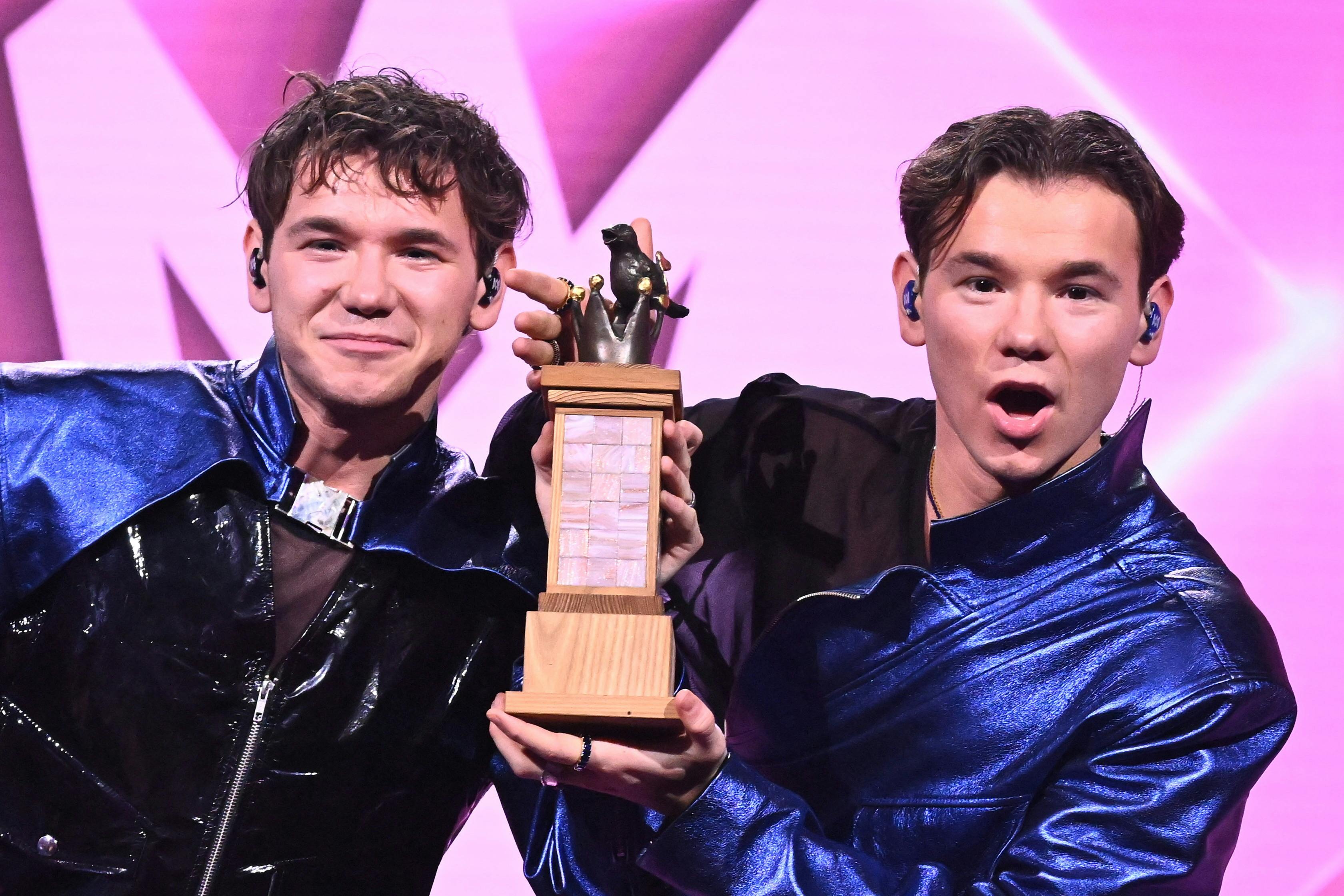 Marcus & Martinus vandt Melodifestivalen med sangen "Unforgettable"