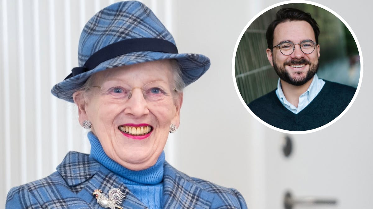 Dronning Margrethe og Phillip Faber. 