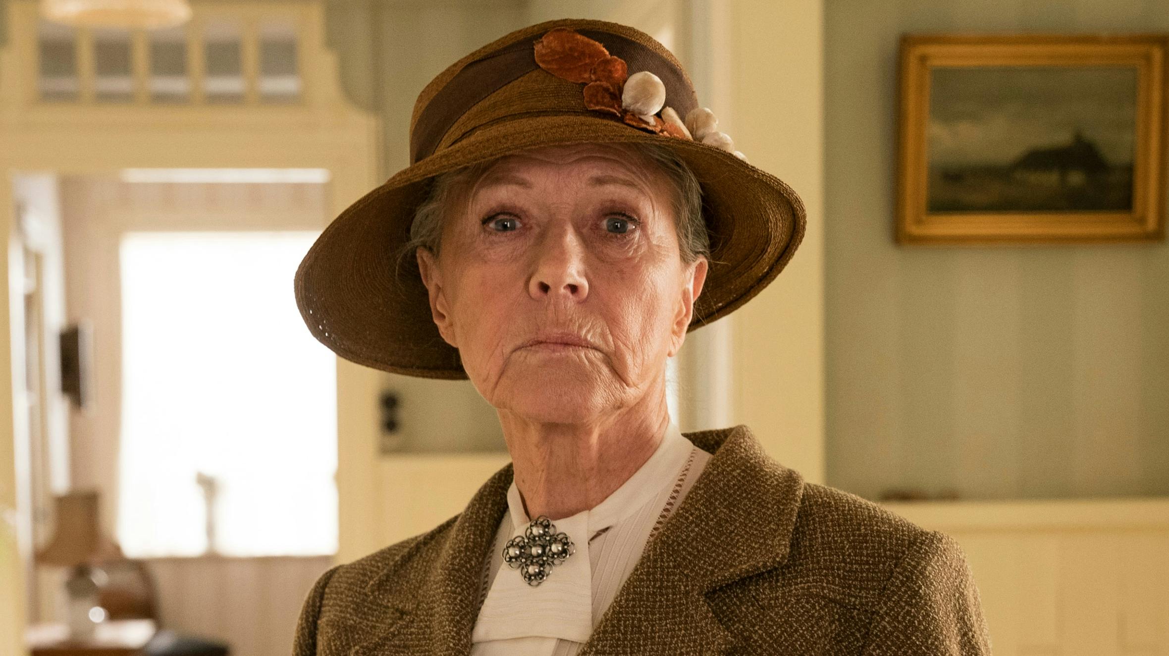 Fru Fjeldsø i "Badehotellet".