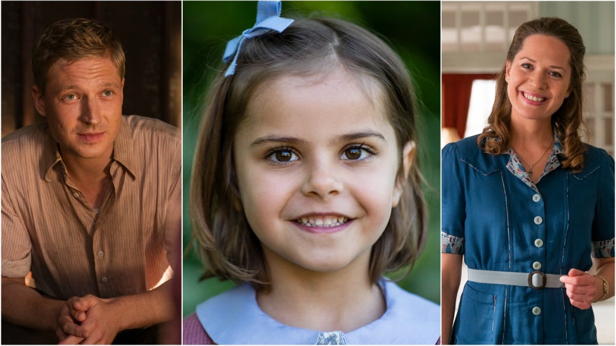 Uwe, Frida og Amanda i "Badehotellet".