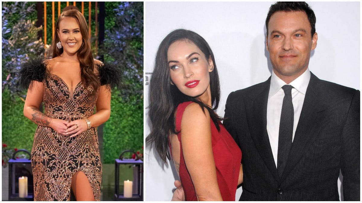 Chelsea fra "Love is Blind", Megan Fox og Brian Austin Green.