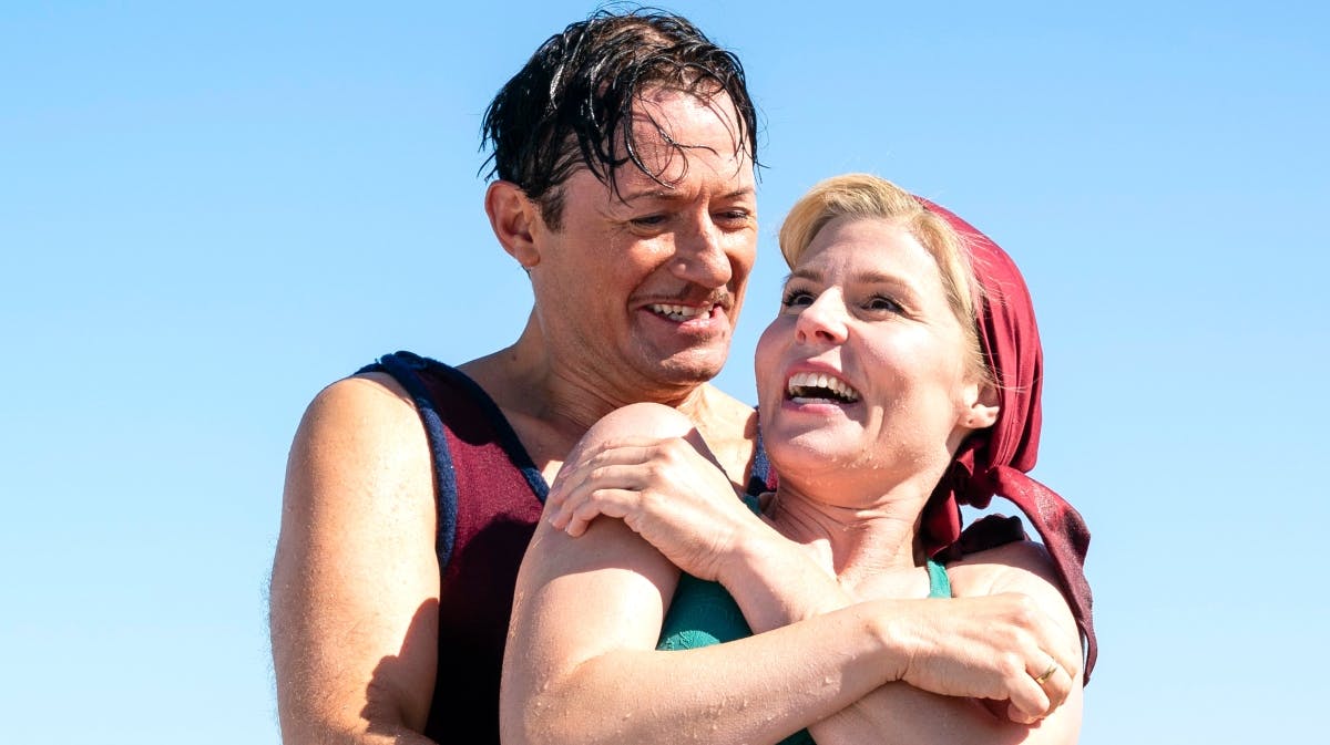 Jens Jacob Tychsen og Cecilie Stenspil som hr. og fru Weyse. 