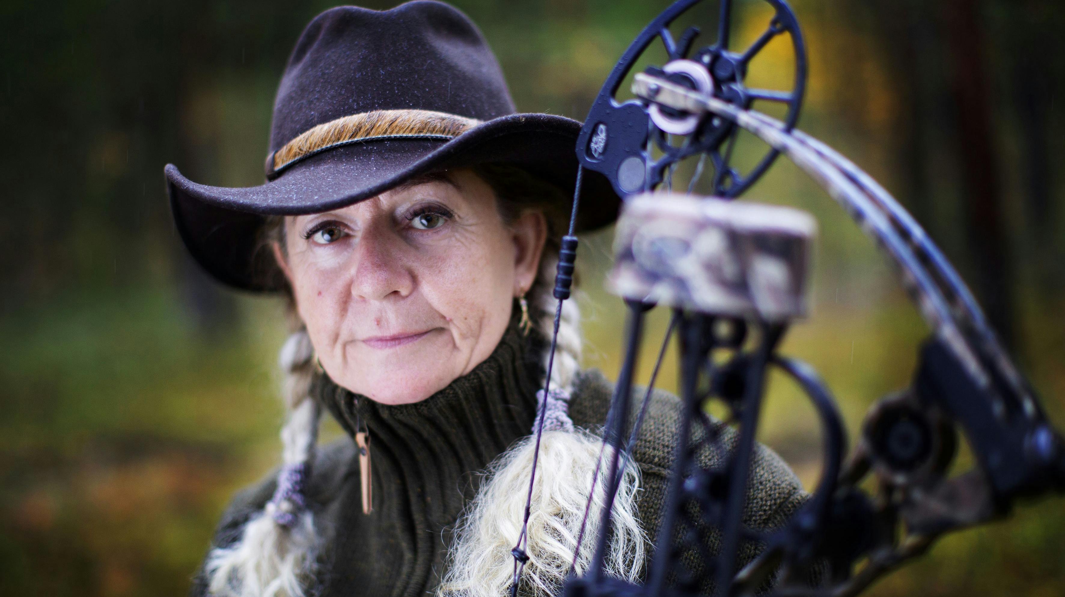 Mette Rosgaard i "Alene i vildmarken". 