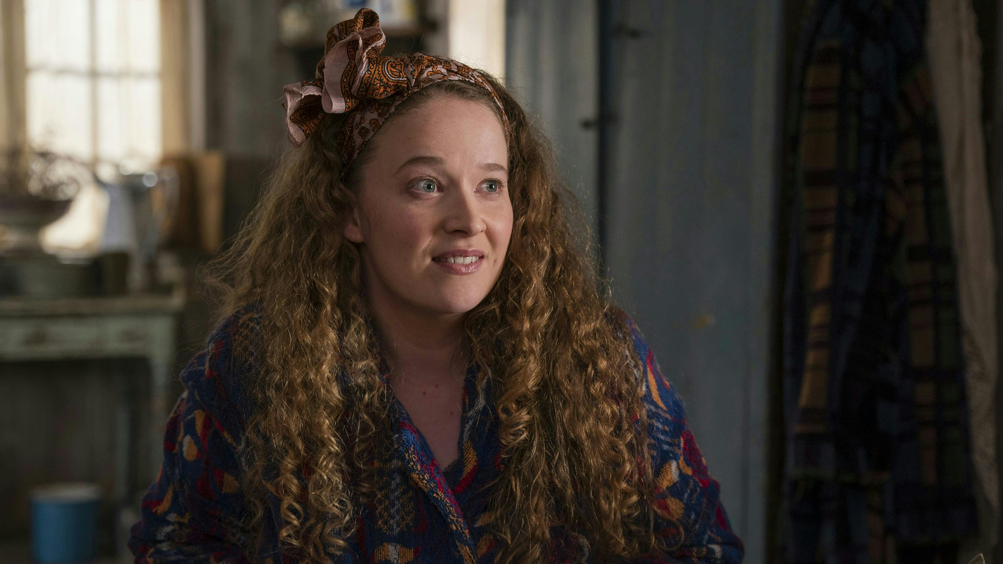 Badehotellet sæson 10 2024. Fotos fra afsnit tre.Kitty Hansen (Andrea Øst Birkkjær)