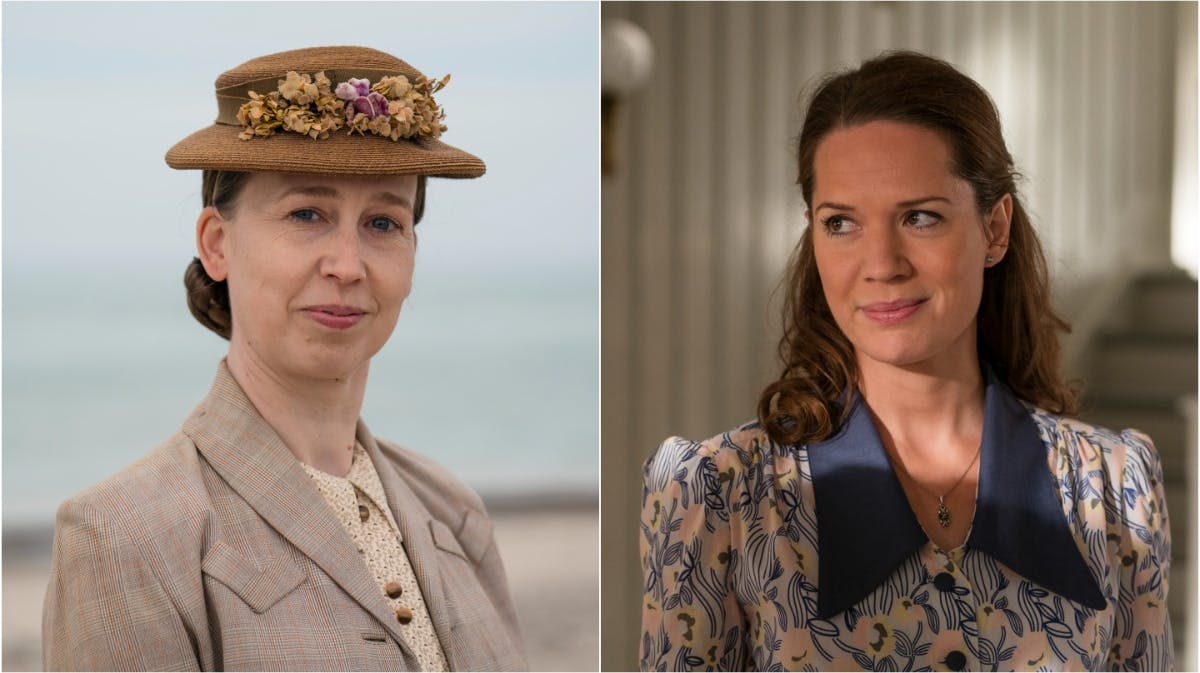 Otilia og Amanda i "Badehotellet".