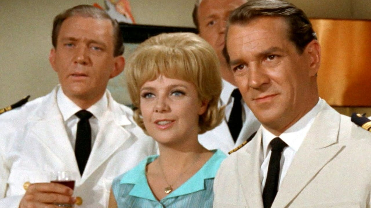 Birgit Sadolin i "Een pige og 39 sømænd". 