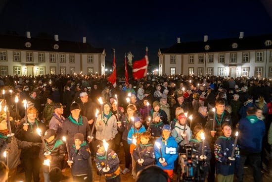 Fakkeltog i Fredensborg