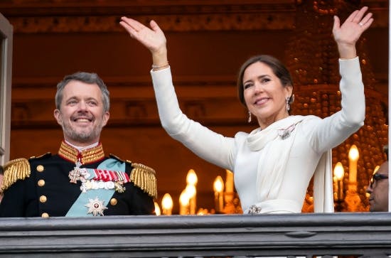 Kong Frederik og dronning Mary.