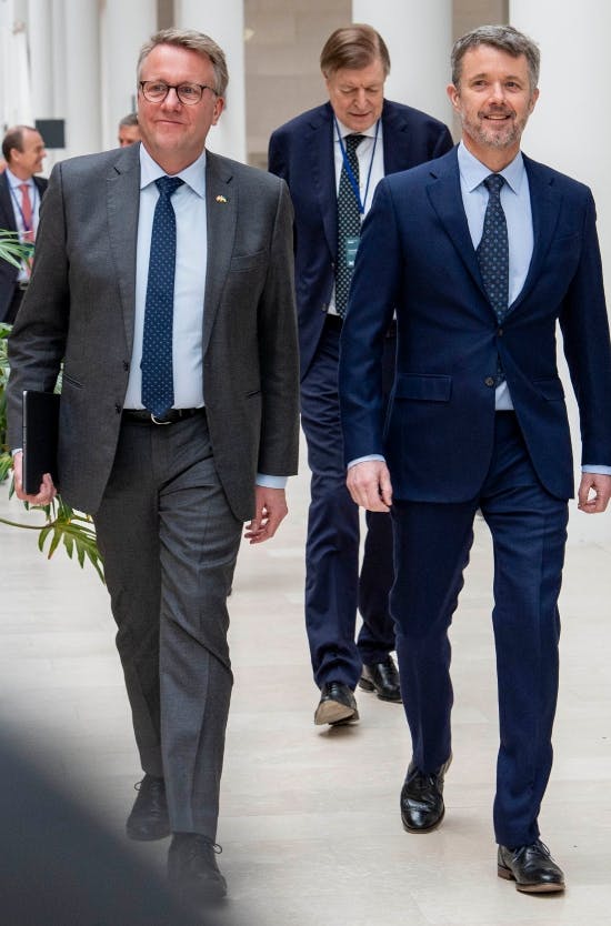 Morten Bødskov og kong Frederik