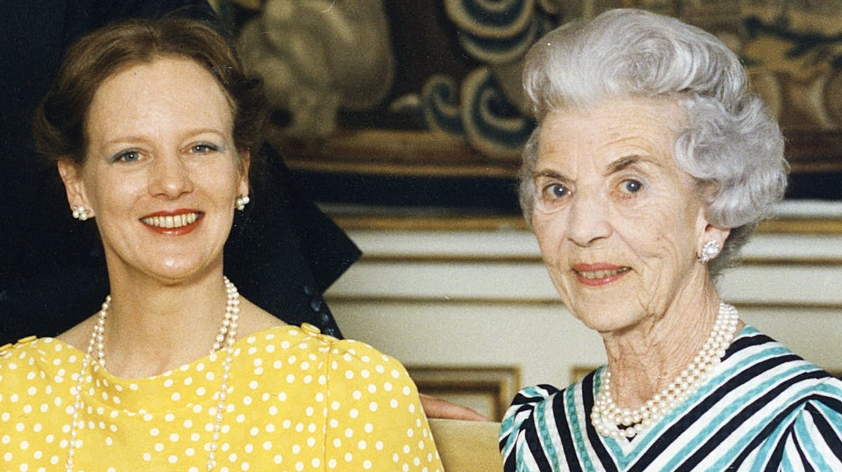 Dronning Margrethe og dronning Ingrid