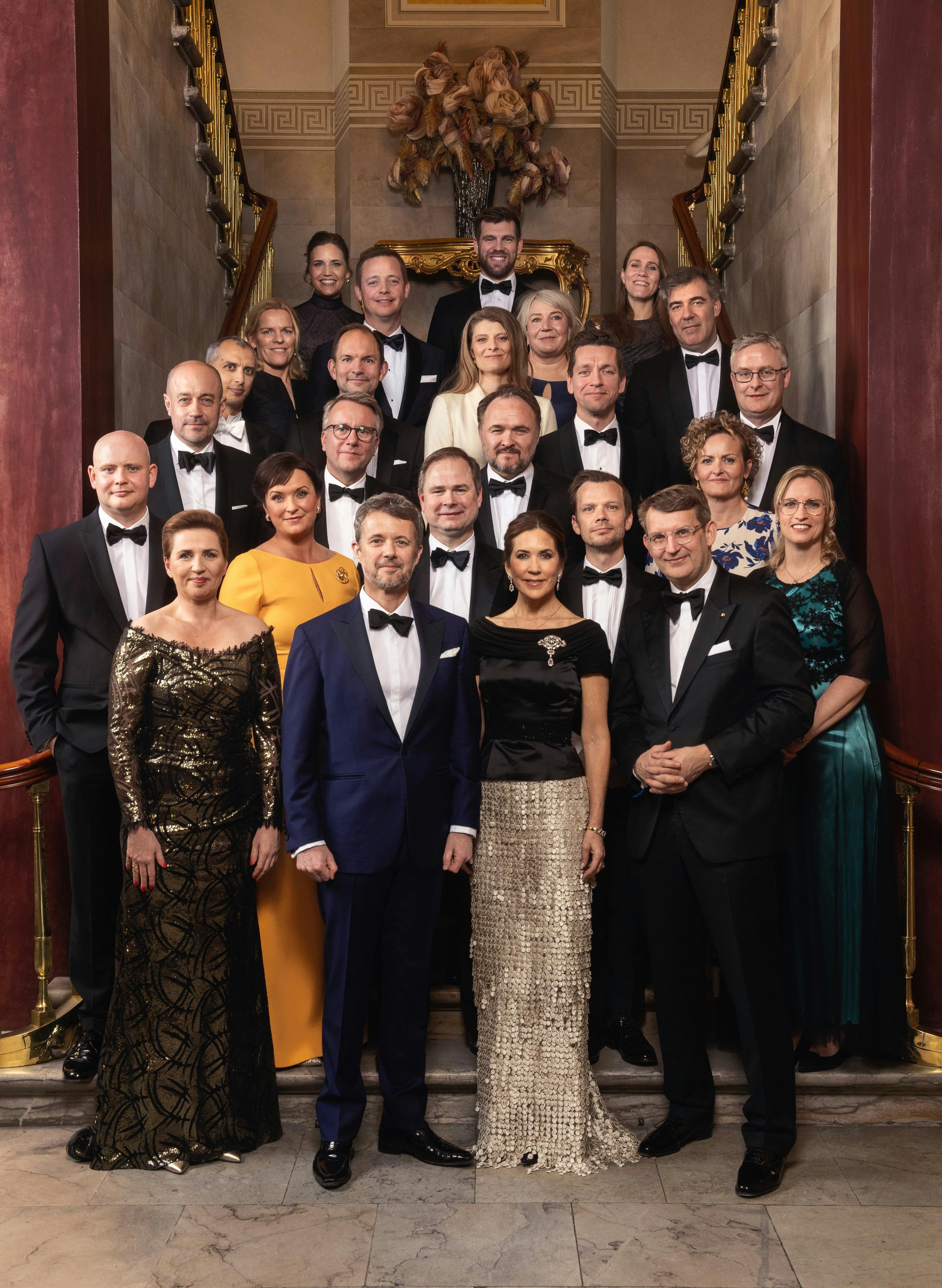 DM Kong Frederik og Dronning Mary afholder statsrådsmiddag på Amalienborg Slot med regeringen.
