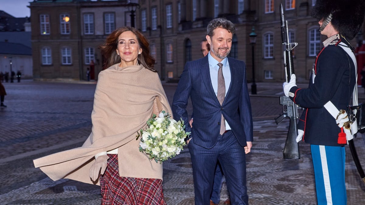 Dronning Mary og kong Frederik