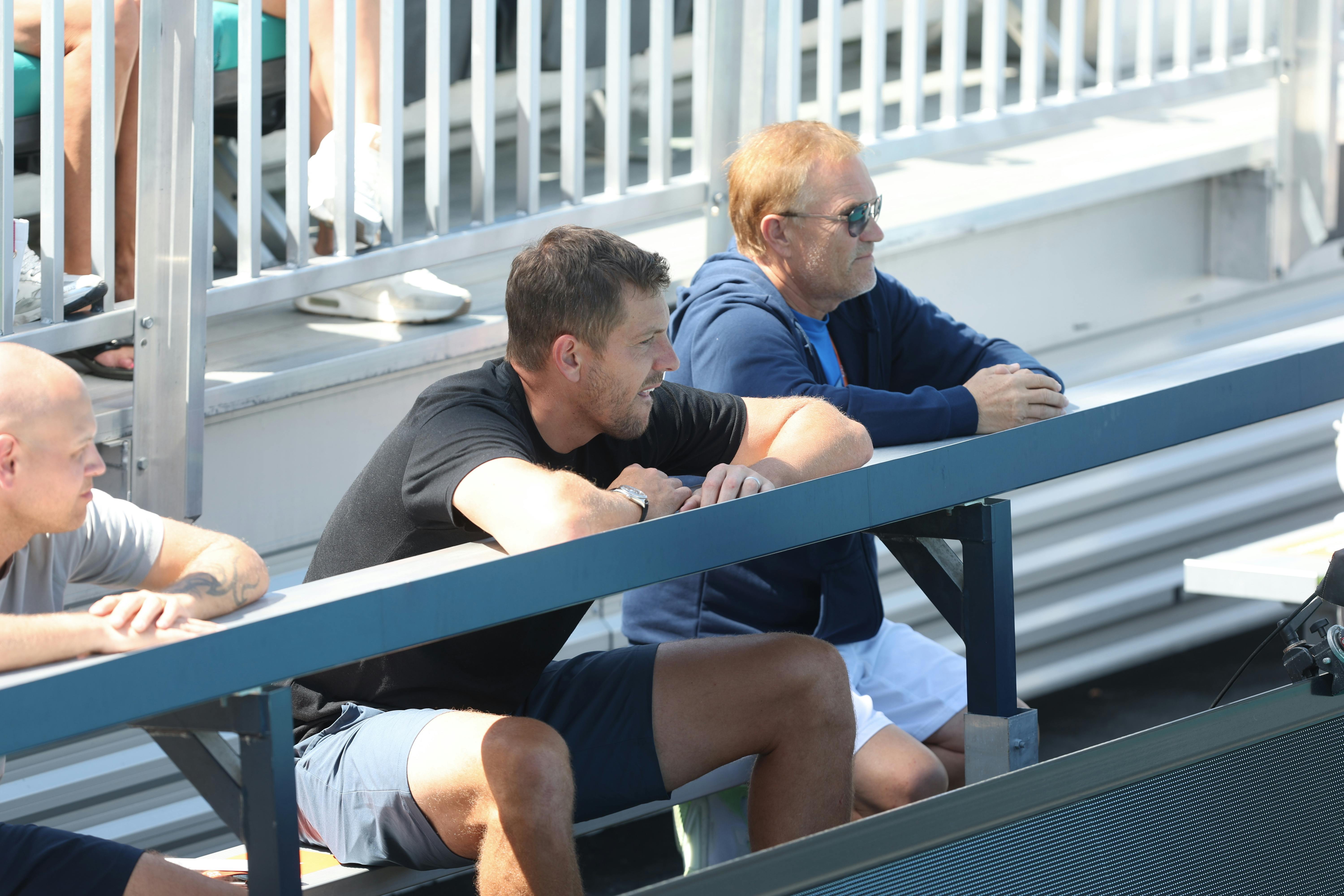 March 19, 2024, Miami Gardens, Florida, United States Of America: MIAMI GARDENS, FLORIDA - MARCH 19: Caroline Wozniacki of Denmark defeats Clara Burel of France during her women's singles match during the Miami Open at Hard Rock Stadium on March 19, 2024 in Miami Gardens, Florida....People: Caroline Wozniacki, David Lee (Credit Image: © SMG via ZUMA Press Wire)