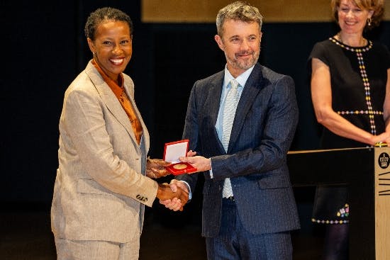 Phaedria Marie St. Hilaire og kong Frederik