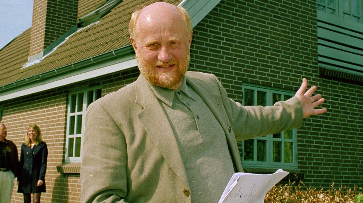 Frode Munksgaard, da han var vært på DR-programmet "Hammerslag" i 2000.