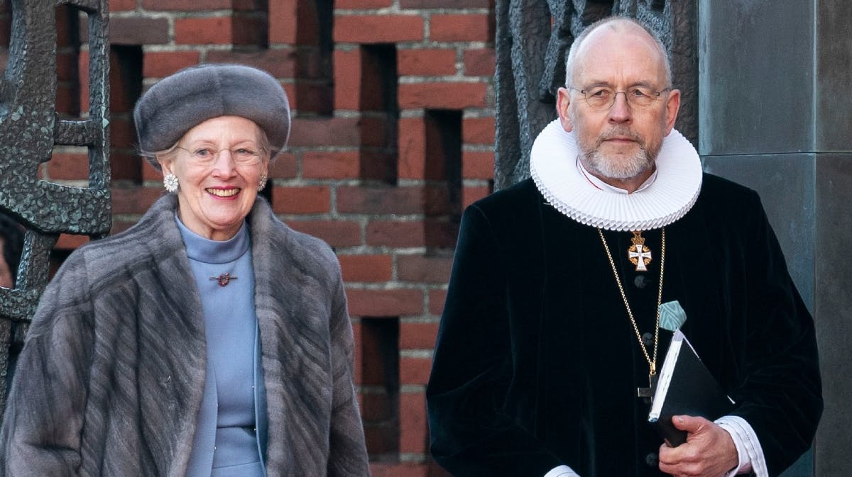 Dronning Margrethe og Henrik Wigh-Poulsen