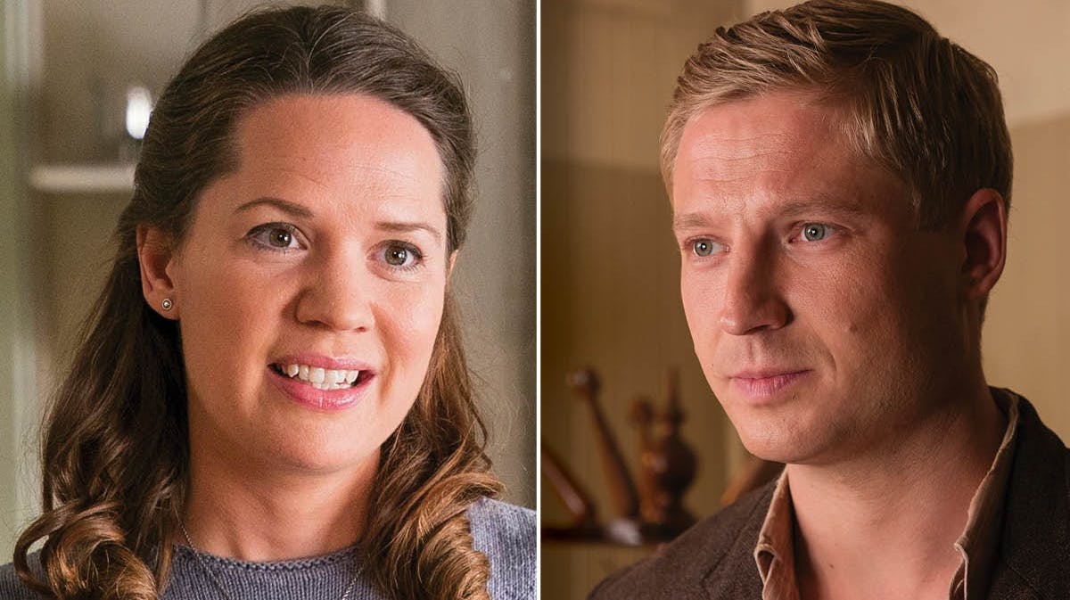 Amanda og Uwe Kiessling i "Badehotellet".