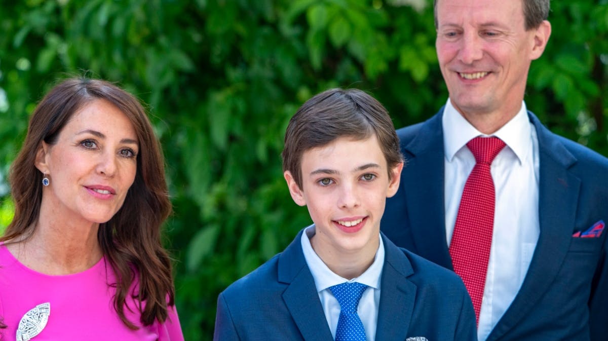 Prinsesse Marie, grev Henrik og prins Joachim