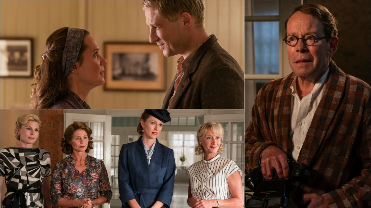 Amanda, Uwe, fru Weyse, fru Madsen, fru Seerup, fru Frigh og hr. Molin. 