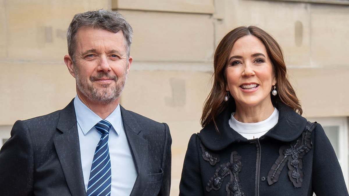 Kong Frederik og dronning Mary.