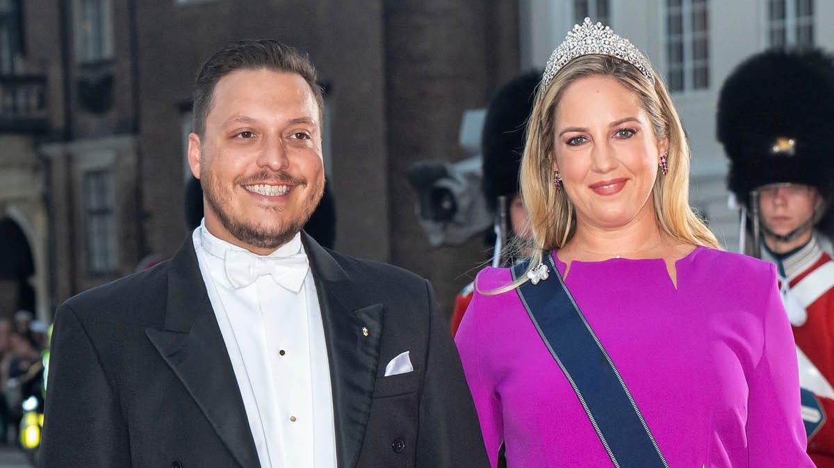 Matthew Kumar og prinsesse Theodora.