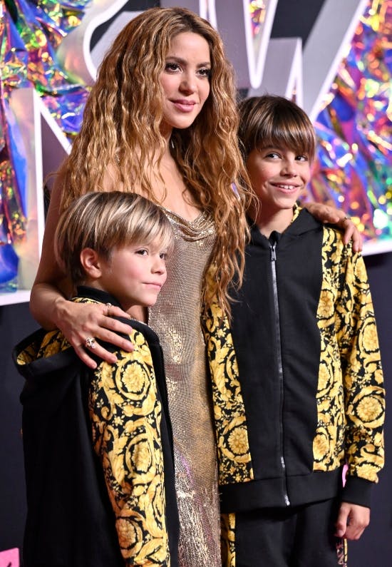 Shakira med sine sønner