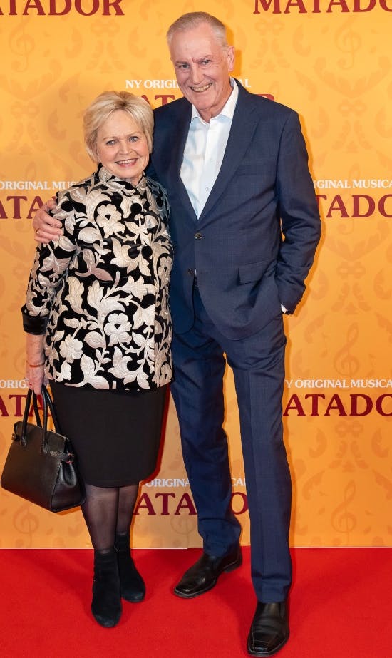 Keld og Hilda Heick i februar 2024 til premiere på Matador Musical.