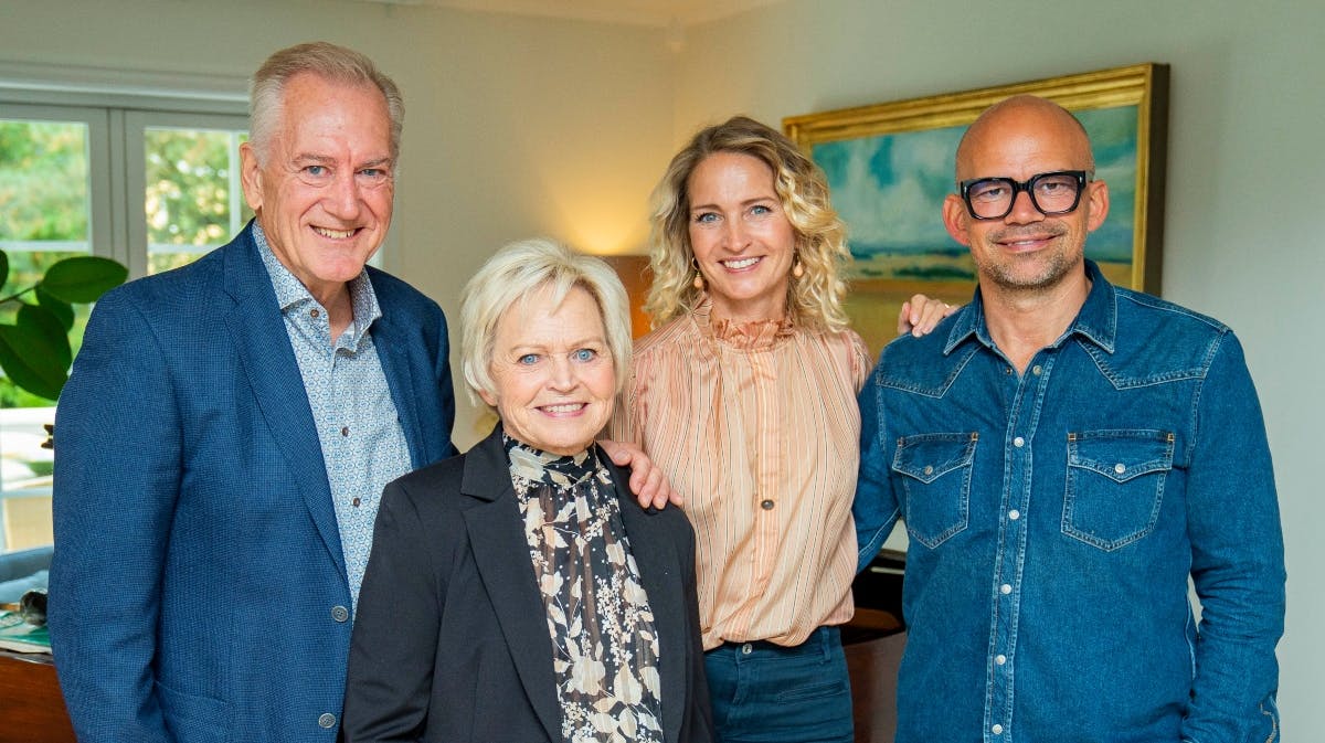 Keld Heick, Hilda Heick, Annette Heick og Jesper Vollmer. 