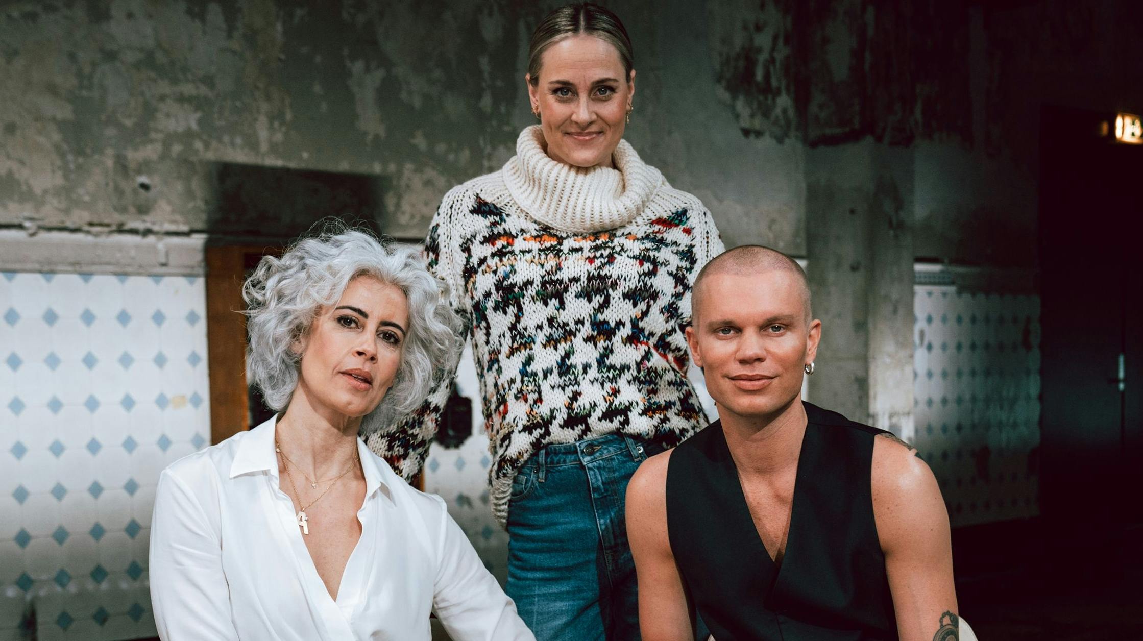 Søren Le Schmidt, Mette Bluhme Rieck og Anja Camilla Alajdi.