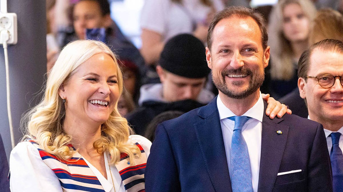 Kronprinsesse Mette-Marit og kronprins Haakon. 