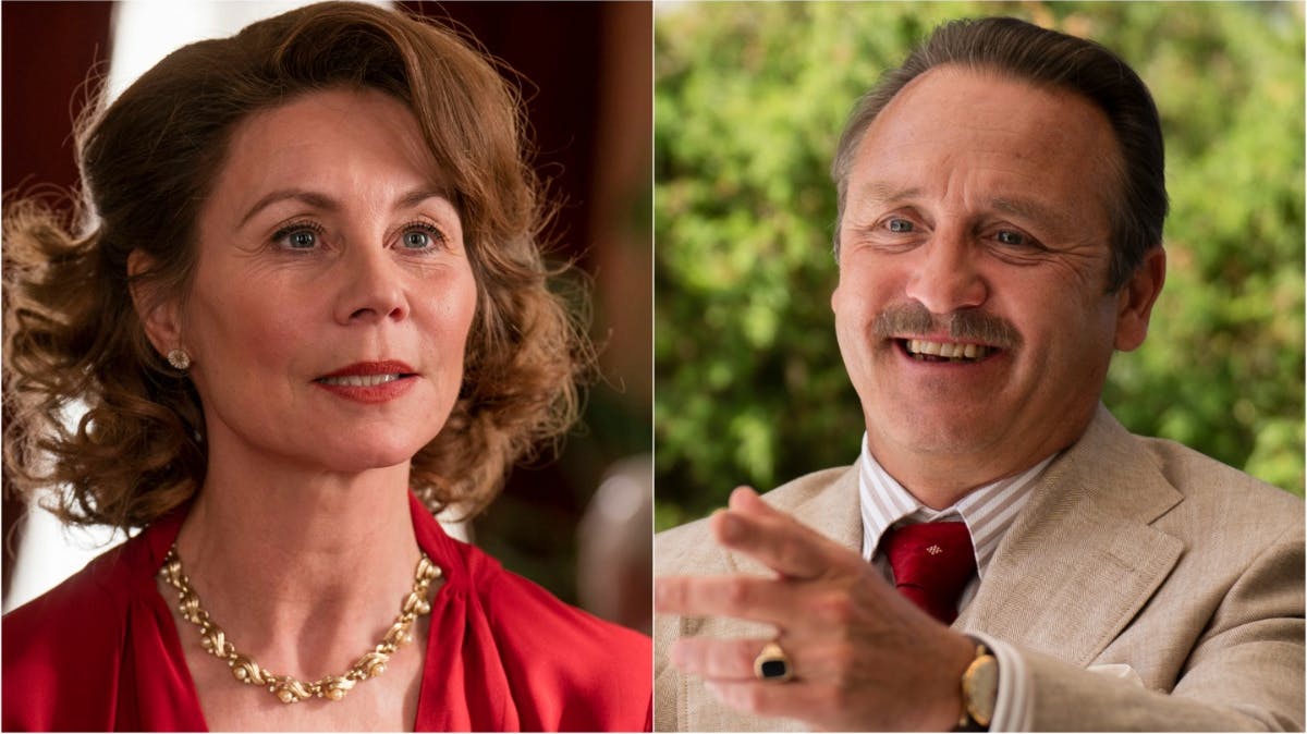 Fru Madsen og grosserer Madsen i "Badehotellet".