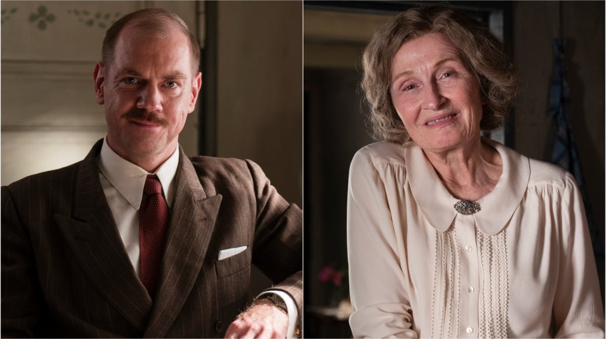 Morten og Molly i "Badehotellet".