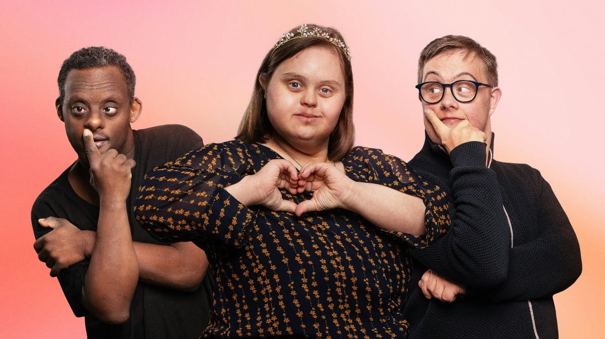Fra venstre: Alex, Stine og Jeff fra "Ups, vi er voksne". 