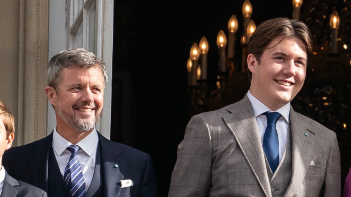Kong Frederik og kronprins Christian.