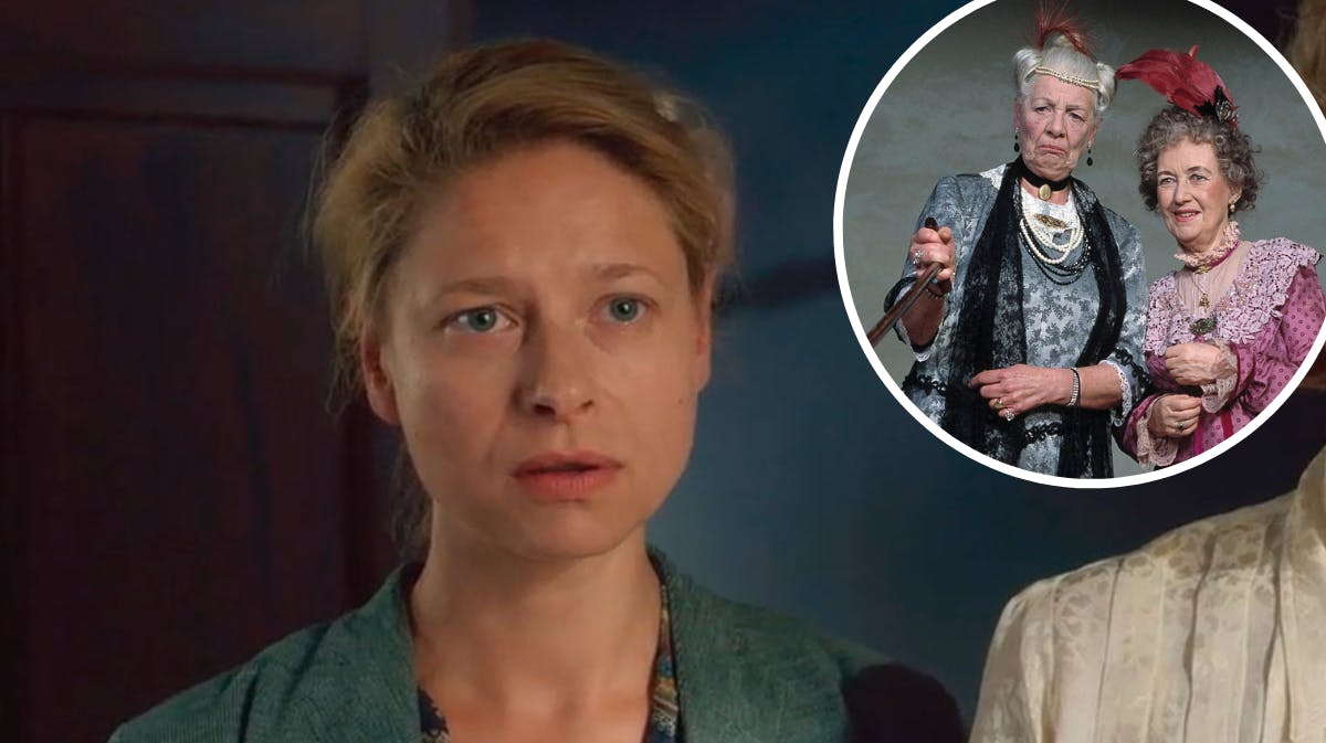 Anne Bergfeld i "Badehotellet" samt fru Fernando Møhge og Misse i "Matador", der kan streames på DRTV. 